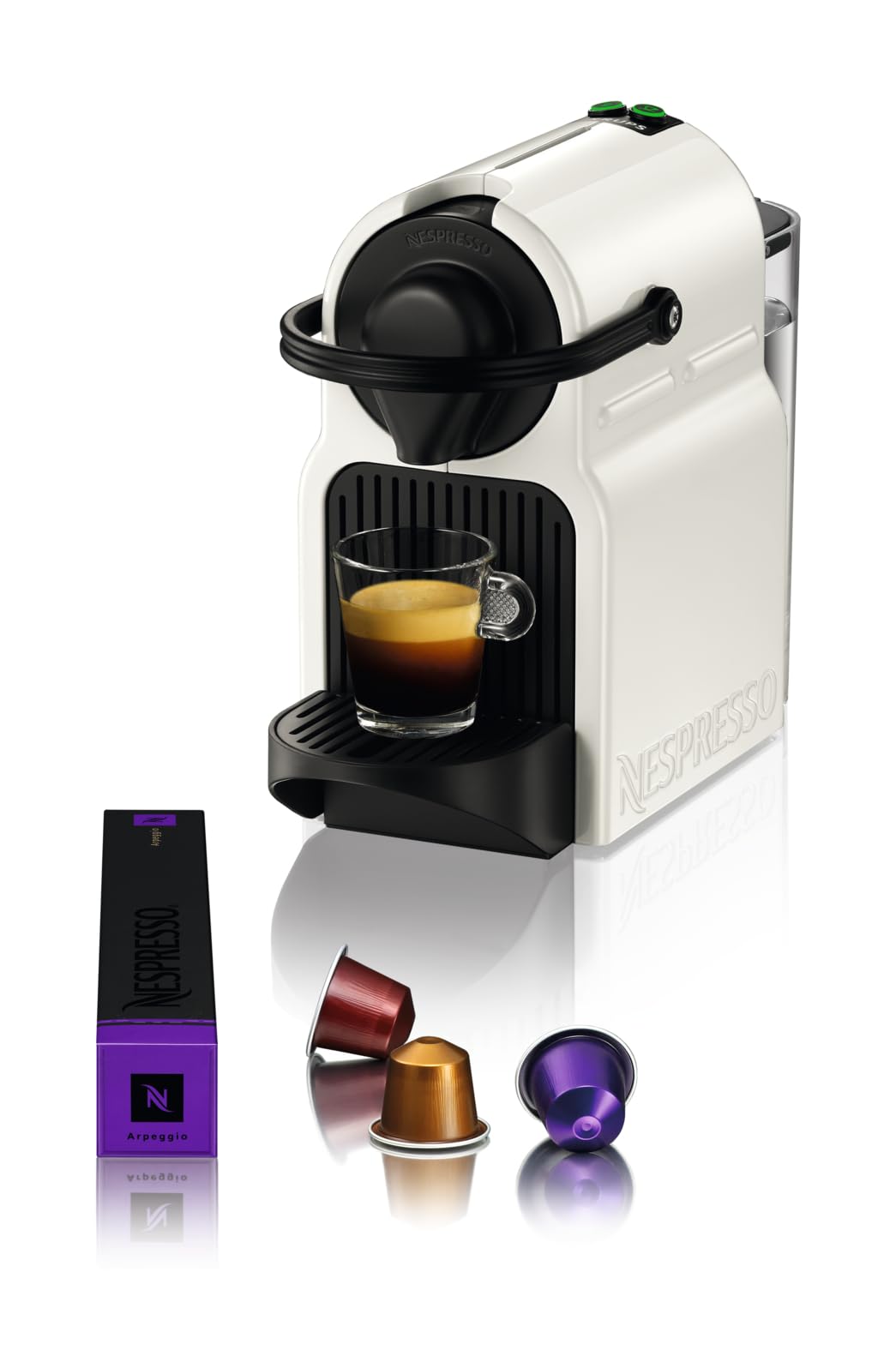 Machine Nespresso Inissia Blanche | Cafetière Espresso Capsules – Alveto