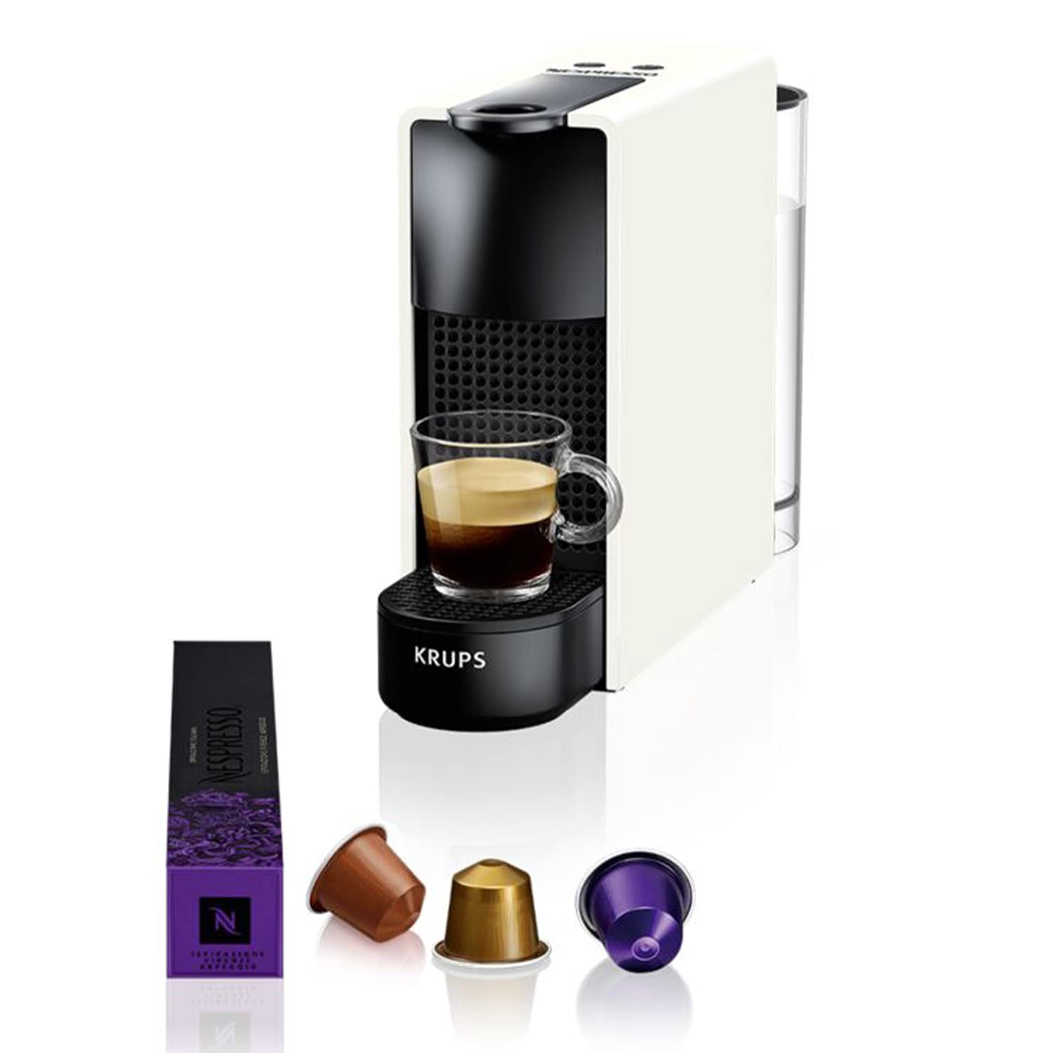 Machine à Café Nespresso Essenza Mini Blanche | Capsules – Alveto