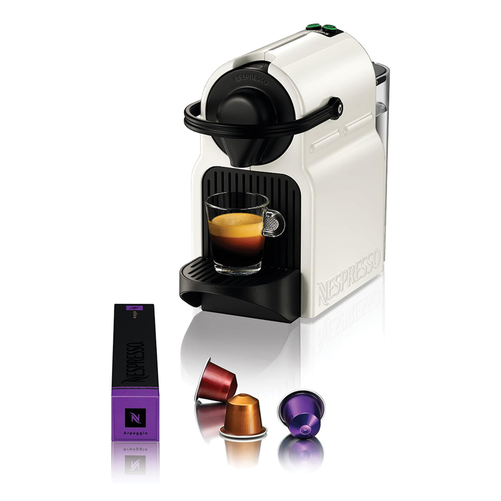 Machine Nespresso Inissia Blanche | Cafetière Espresso Capsules – Alveto