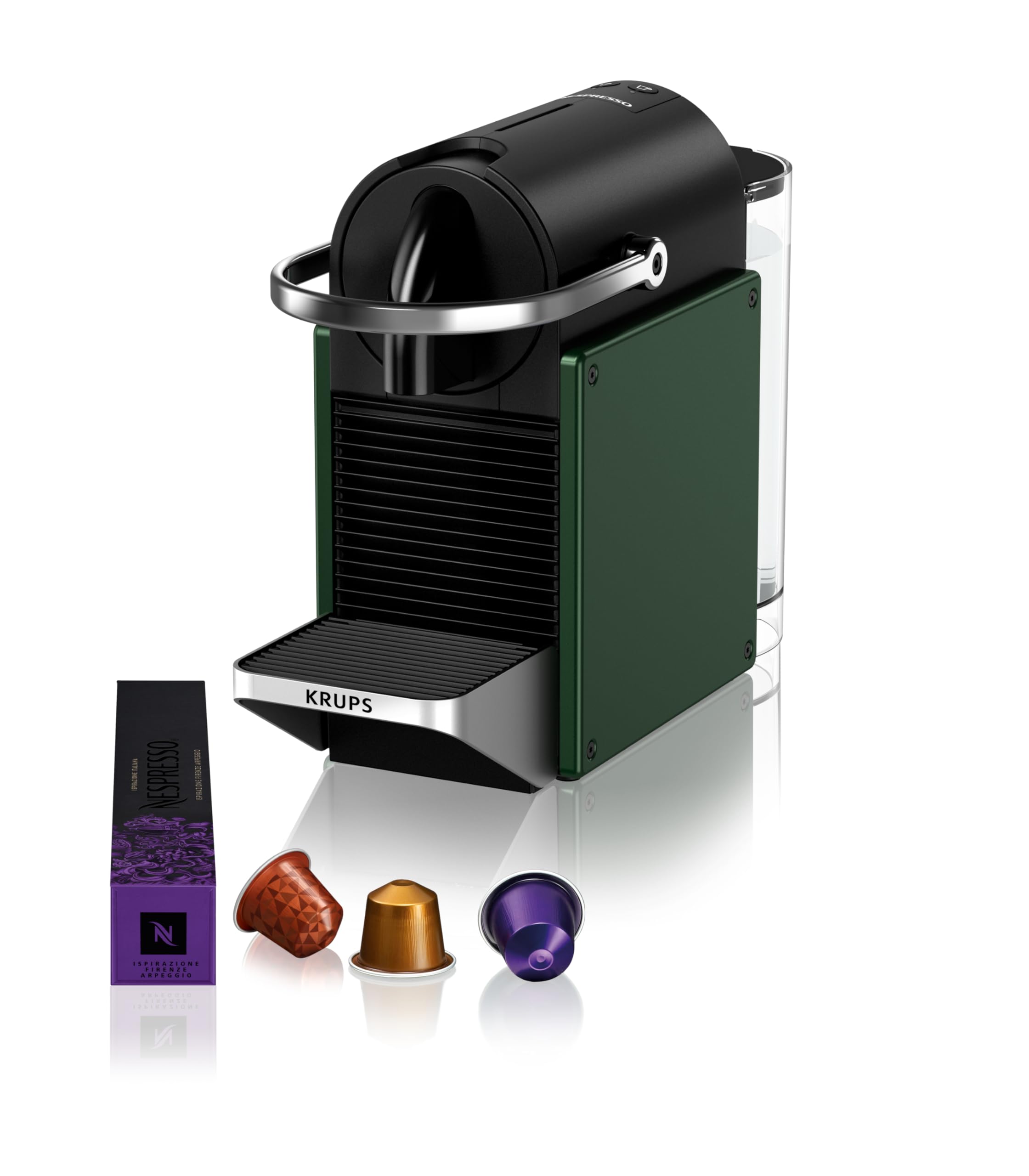 Machine à Café Nespresso Pixie Vert Foncé | Capsules Espresso – Alveto